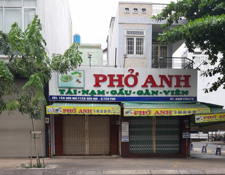 Quán Phở Anh - Quận tân Phú, 281 Tân Sơn Nhì, Phường Tân Sơn Nhì, Quận Tân Phú, Thành phố Hồ Chí Minh